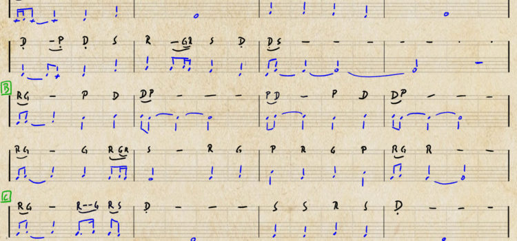 Easy tune for beginners: “Please sit beside me”